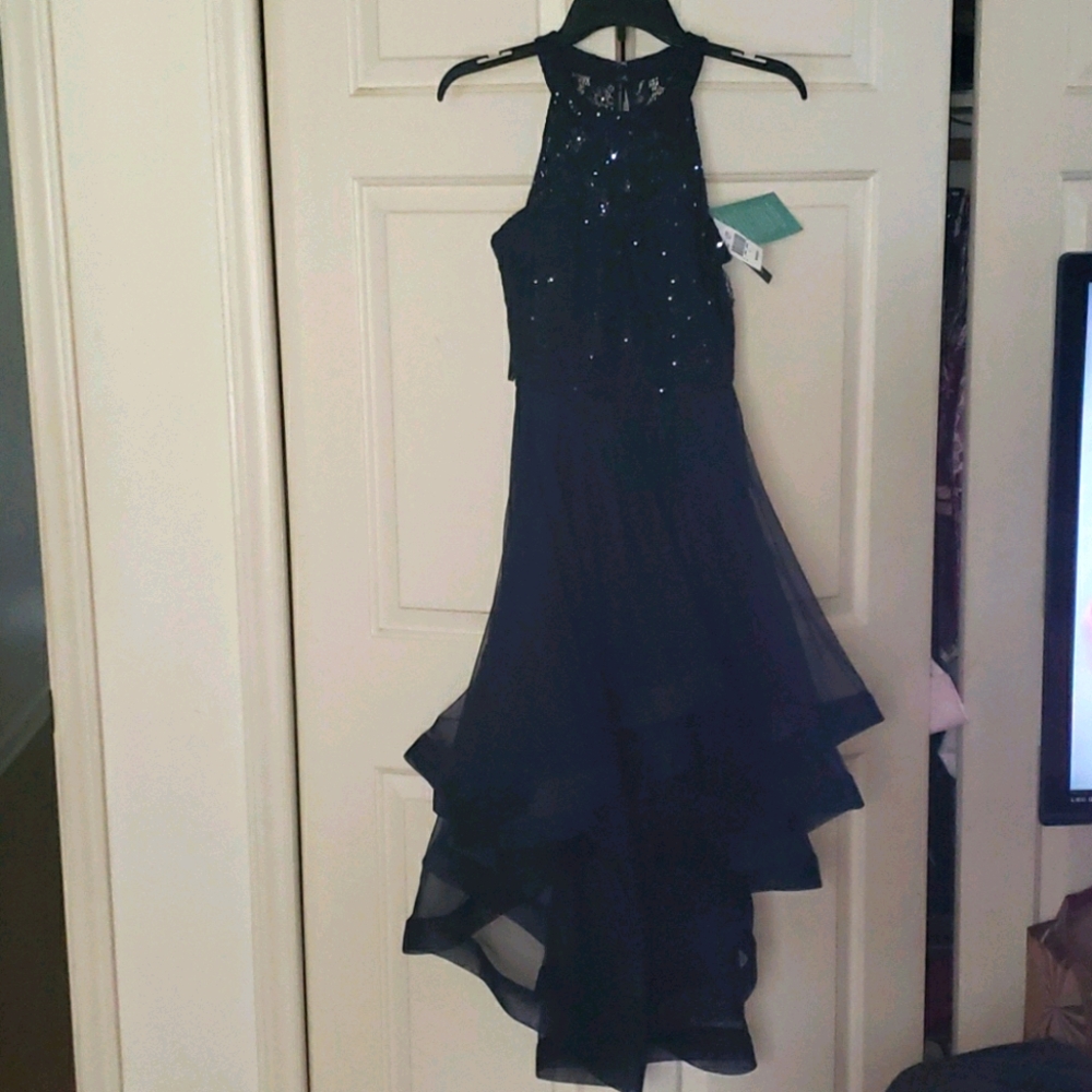 Navy Blue Formal Dress